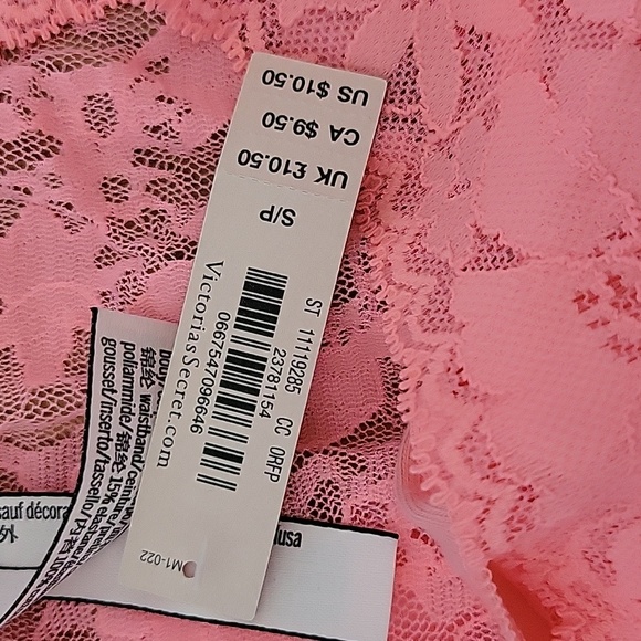 NWT Two Pairs Lace Victoria's Secret Hiphugger Panties Size Small - Picture 9 of 9